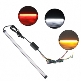 Universal För Bil/motorcykel 12-24v 30/45cm Led-signalblinkers Dekorlist Flödesvatten