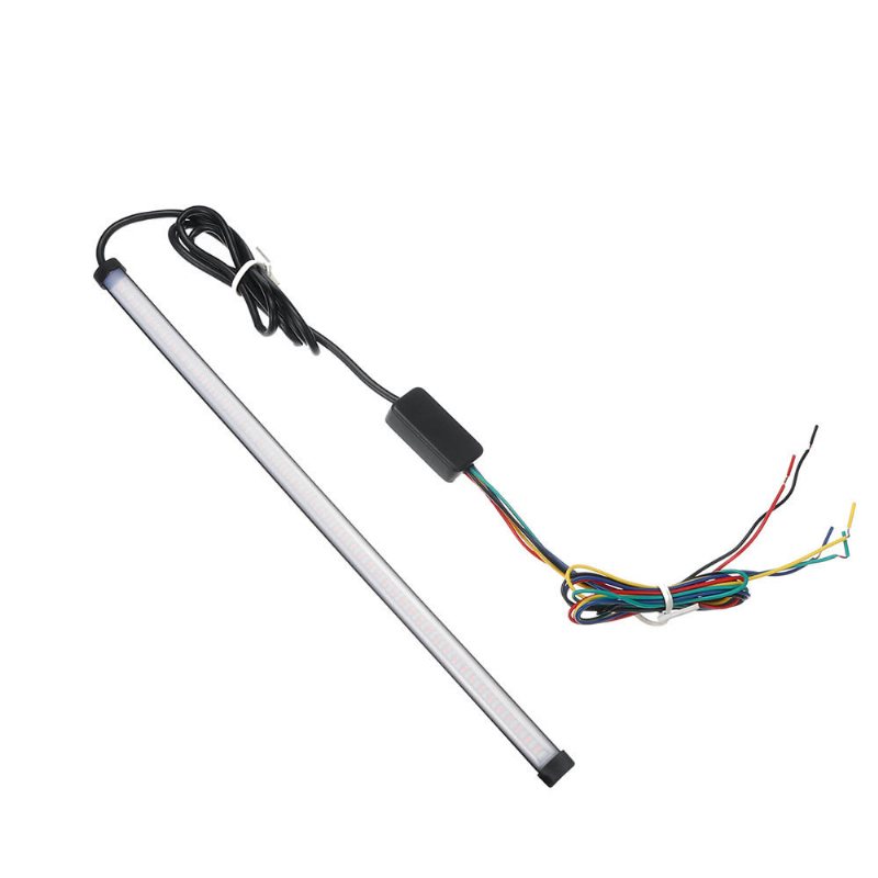 Universal För Bil/motorcykel 12-24v 30/45cm Led-signalblinkers Dekorlist Flödesvatten