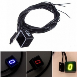 Universal Motorcykel Led Display Digital Indikator Shift Level Sensor