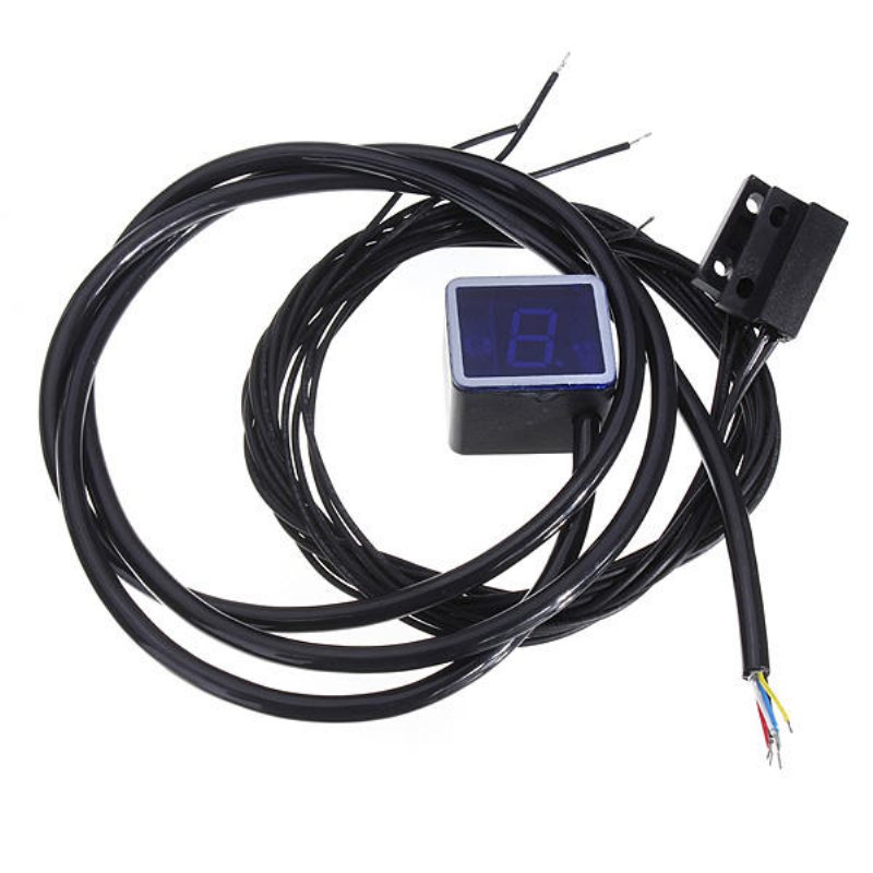 Universal Motorcykel Led Display Digital Indikator Shift Level Sensor