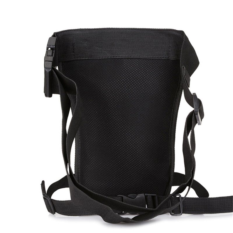 Vattentät Nylon Motorcykel Drop Leg Bag Herr Tactical Outdoor Midja Fanny Pack