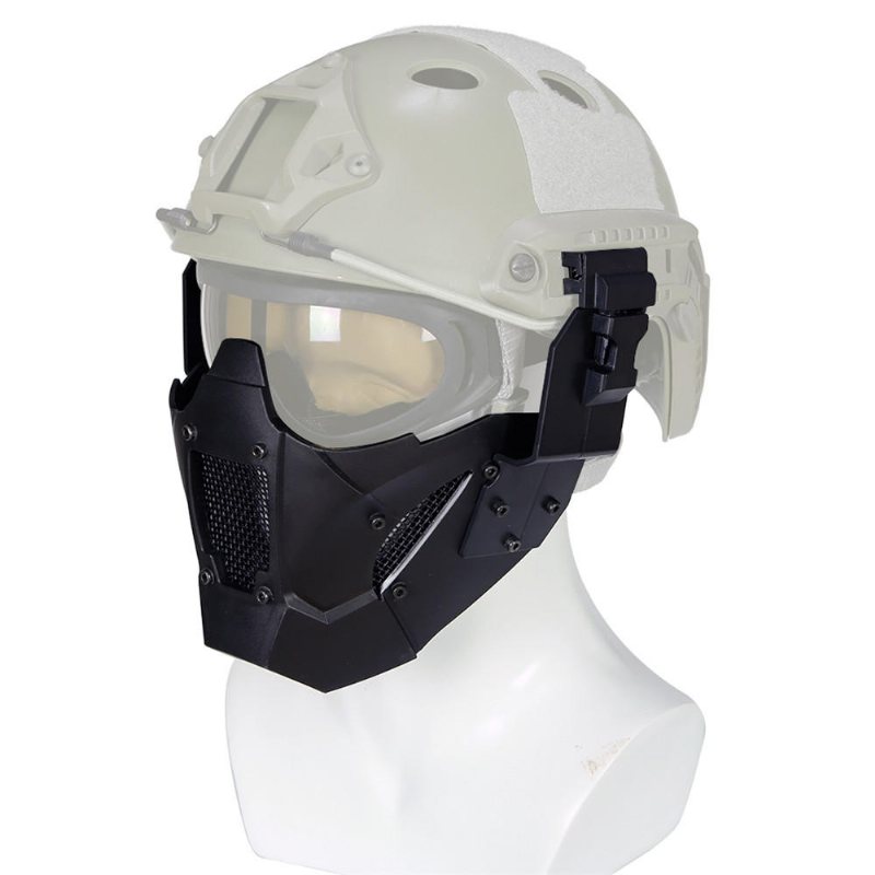 Wosport Ma-95 Modul Anti-chock Taktisk Halvmask Lämplig För Af-hjälmridning