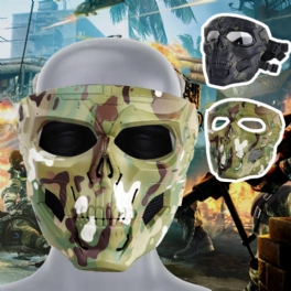 Wosport Skull Airsoft Paintball Mask Full Face Tactical Halloween Party