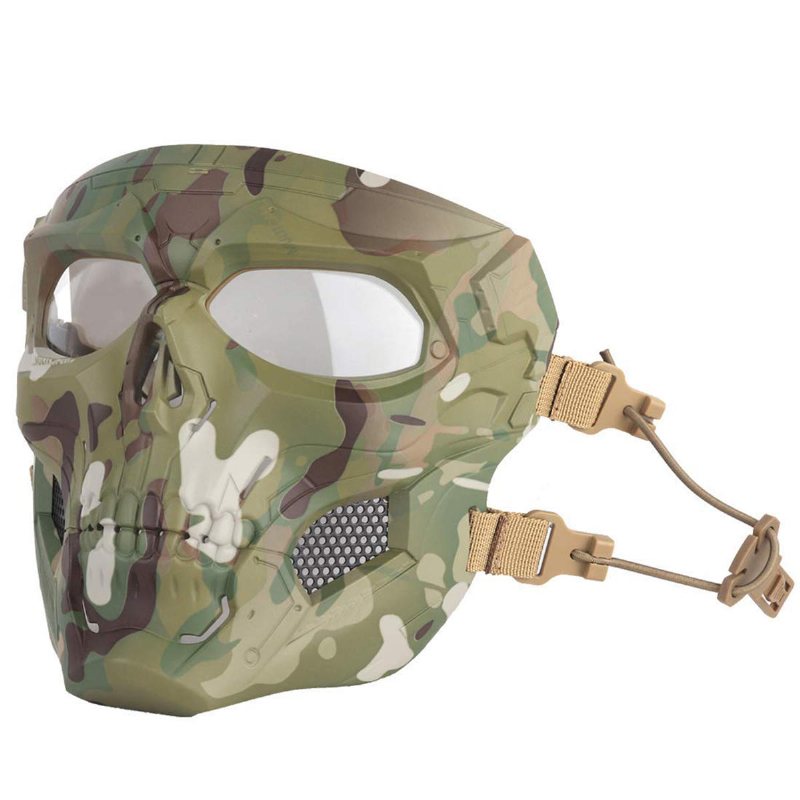 Wosport Skull Airsoft Paintball Mask Full Face Tactical Halloween Party