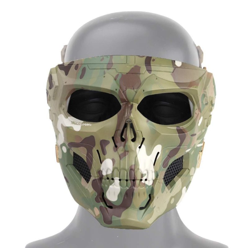 Wosport Skull Airsoft Paintball Mask Full Face Tactical Halloween Party