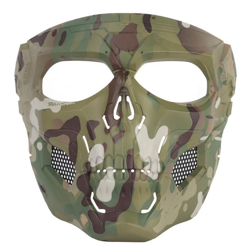 Wosport Skull Airsoft Paintball Mask Full Face Tactical Halloween Party