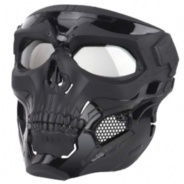 Wosport Skull Airsoft Paintball Mask Taktisk Helmask För Halloween