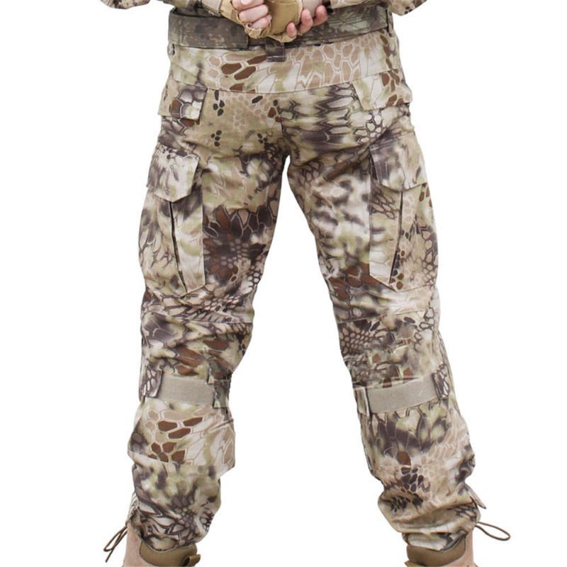 Wosport Vattentät Tactical Uniform Military Army Combat Training Suit Andningsjacka Byxor