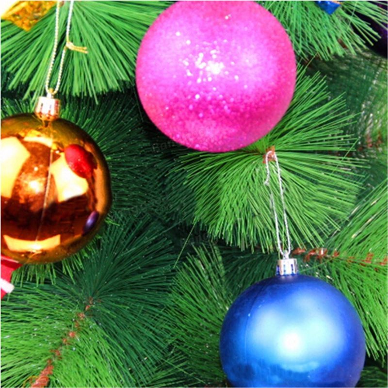 12st 10cm Jul Xmas Tree Hanging Ball Daubles Julgransdekoration