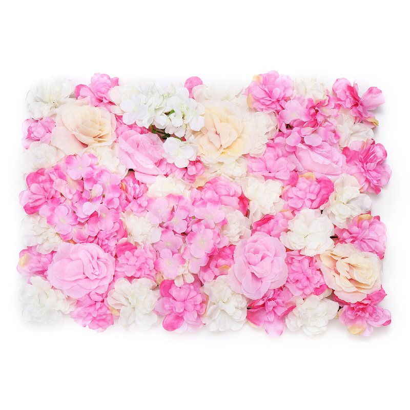 Diy Artificia Bröllop Rose Flower Panel Bakgrund Wall Road Arch Dekorationer