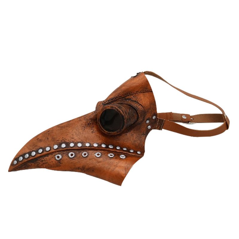 Halloween Cosplay Steampunk Plague Doctor Mask Fågelnäbb Rekvisita Retr Gotiska Masker