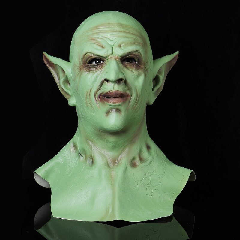 Halloween Imp Mask Huvudbonader Demon Clown Vampire Orc