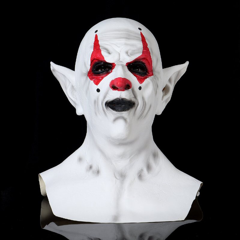 Halloween Imp Mask Huvudbonader Demon Clown Vampire Orc