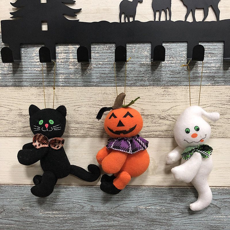 Halloween Pumpkin Cat Ghost Doll Duk Plysch Toy Club Hem Utsökt Dekor Present