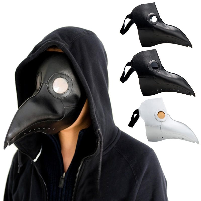 Steampunk Plague Doctor Mask Fågelnäbb Halloween Prop Cosplay Punk Gothic Masker