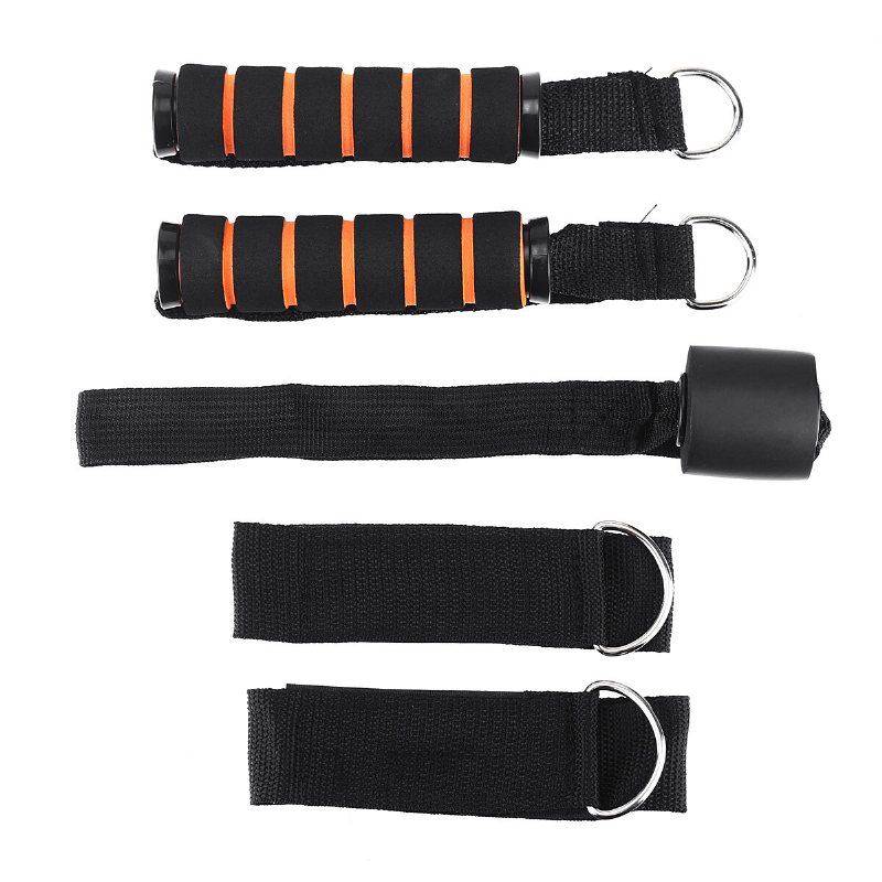 11 St Fitness Resistance Bands Set Pilates Pull Rope Exercises Elastiskt Band