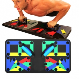 14 I 1 Multifunktions Fällbar Push Up Board Hemgym Muskelträning Fitness Träningsverktyg