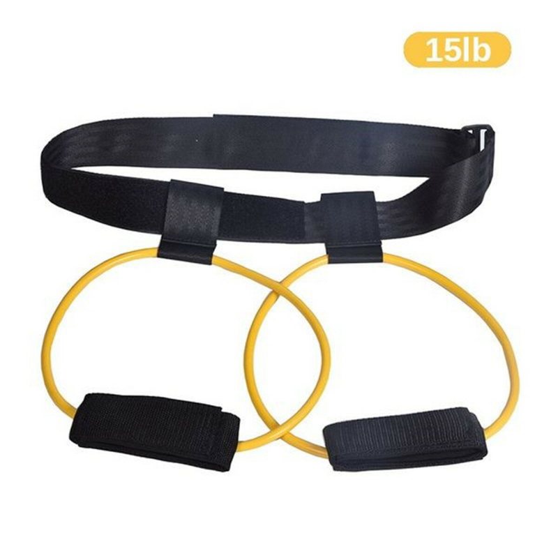 15-35lb Justerbara Fitness Resistance Band Elastiskt Butt Ben Muskelträningsband