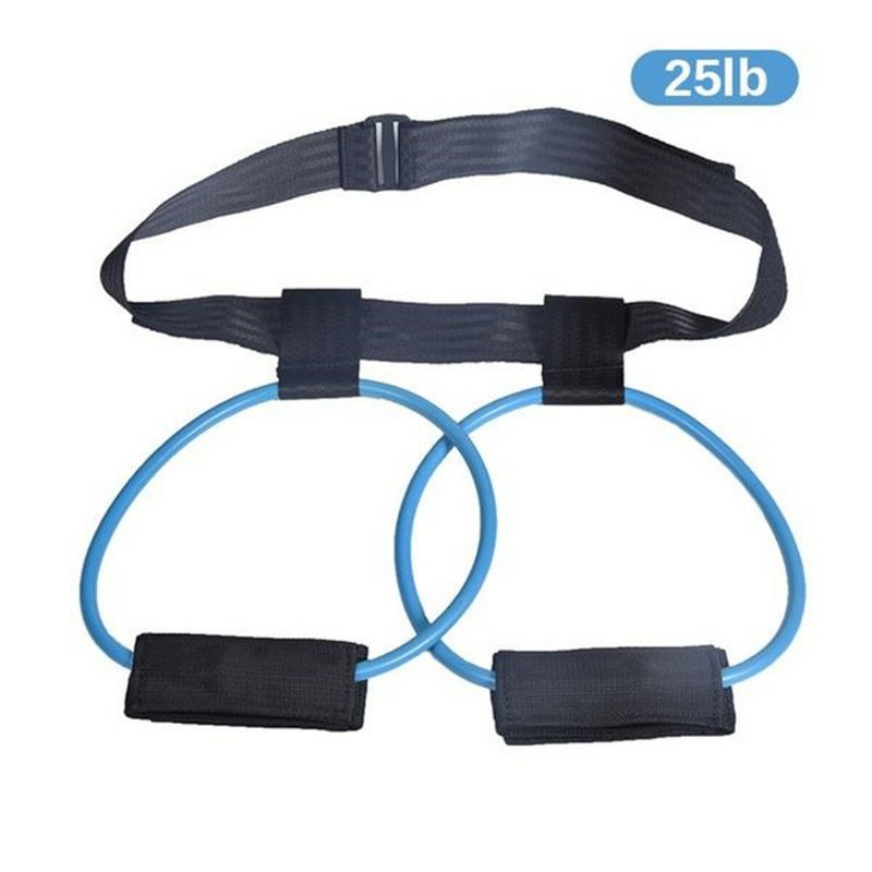 15-35lb Justerbara Fitness Resistance Band Elastiskt Butt Ben Muskelträningsband