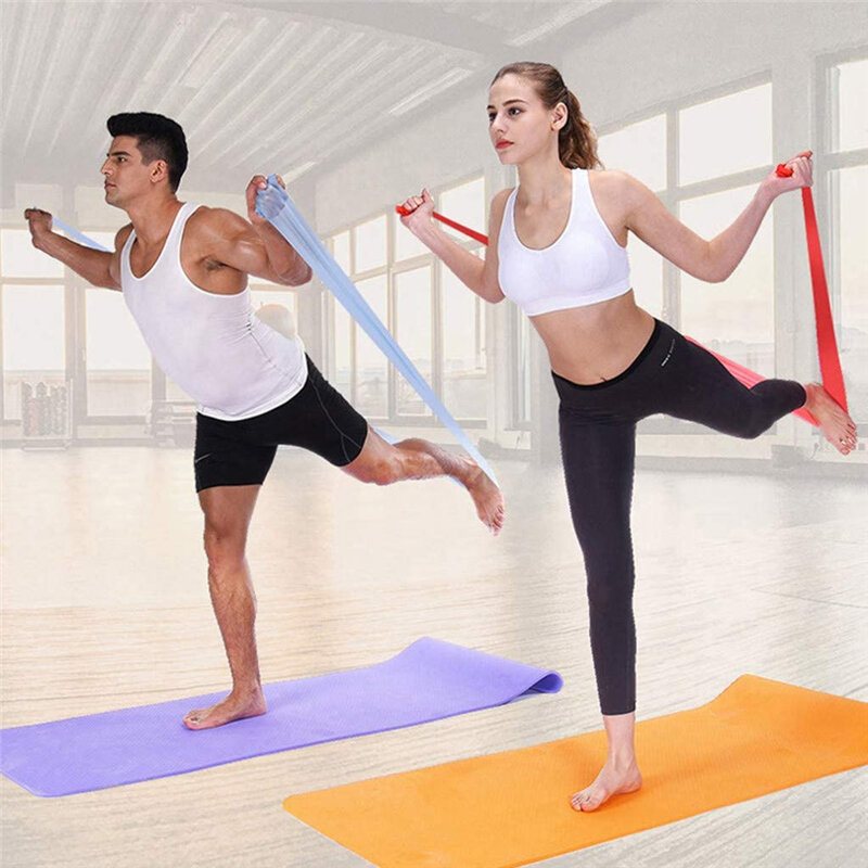 1.5 M Yoga Resistance Bands Fitness Pilates Flexbands Gym Training Workout Stretchbälte