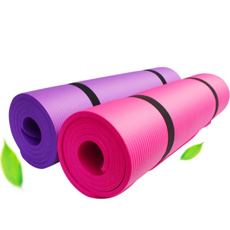 183x61cm Halkfria Skum Yogamattor Fitness Sport Gym Träningsdynor Vikbar Bärbar Mattmatta