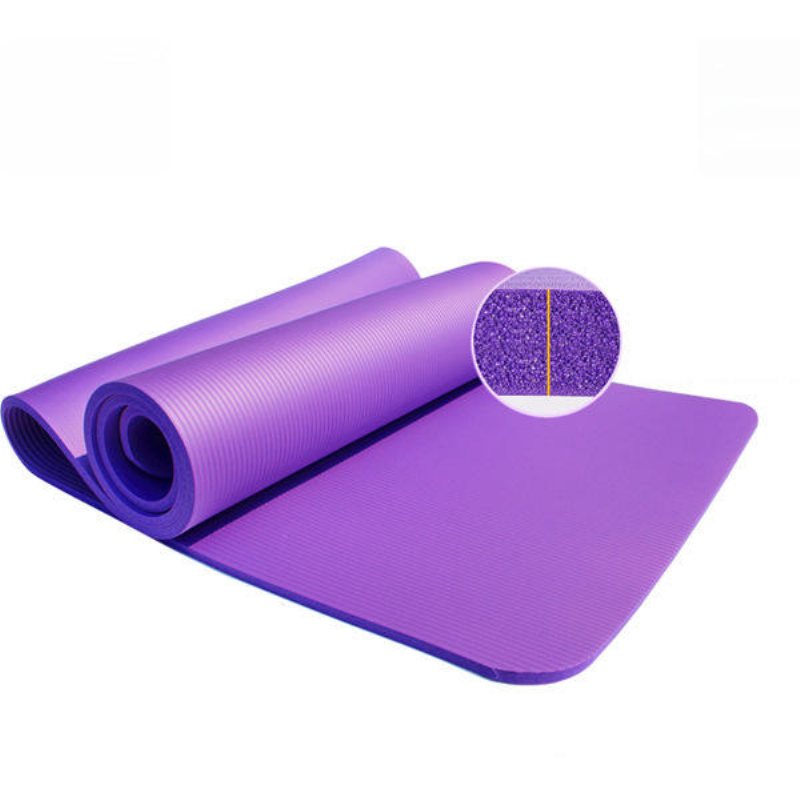 183x61cm Halkfria Skum Yogamattor Fitness Sport Gym Träningsdynor Vikbar Bärbar Mattmatta