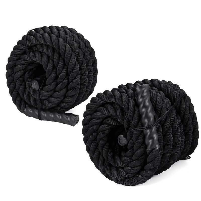 38mmx9/12/15m Heavy Battle Rope Fitness Klättring Styrketräning Undulation Träningsverktyg