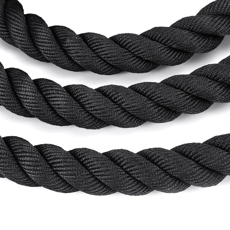 38mmx9/12/15m Heavy Battle Rope Fitness Klättring Styrketräning Undulation Träningsverktyg