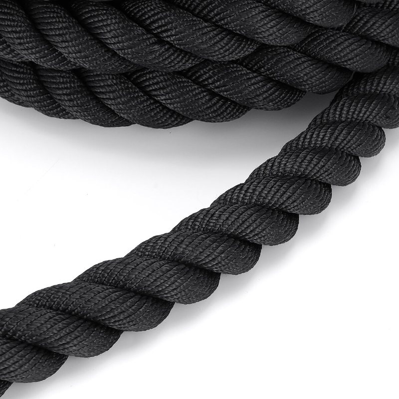 38mmx9/12/15m Heavy Battle Rope Fitness Klättring Styrketräning Undulation Träningsverktyg