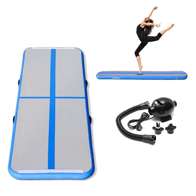 40cm*5m*10cm Uppblåsbar Air Balance Beam Träningsmatta Luft Utrustad Med 110v Luftpump