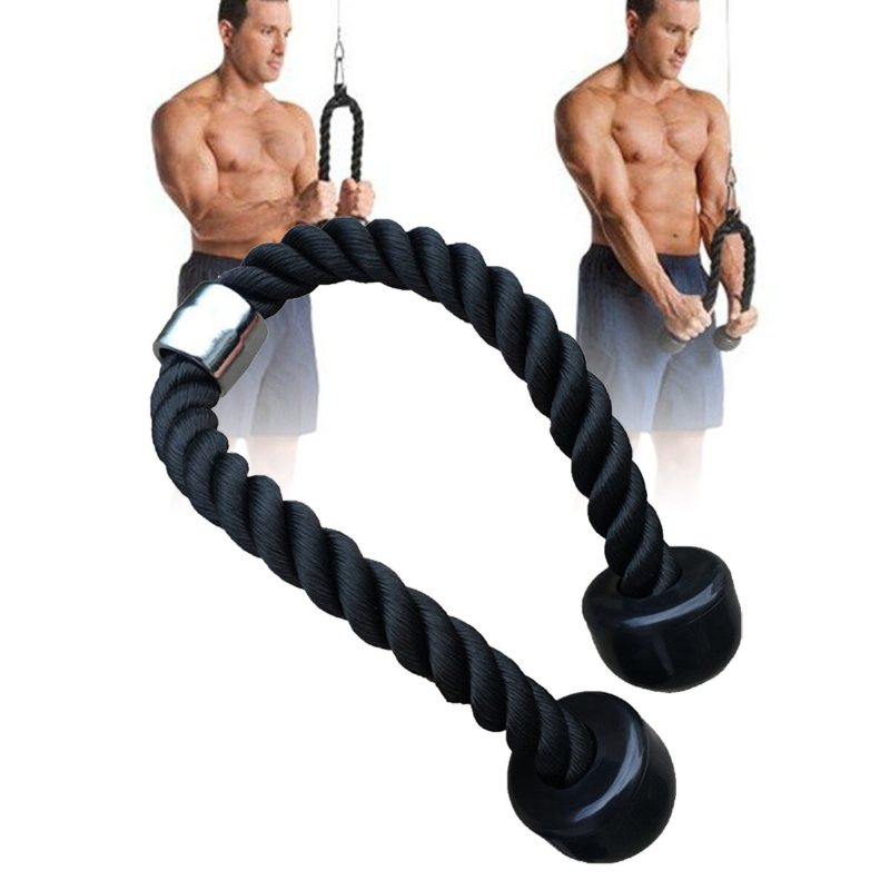 7st/set Triceps Biceps Dragrep Kabel Muskelstyrka Träning Tillbehör Hem Gym