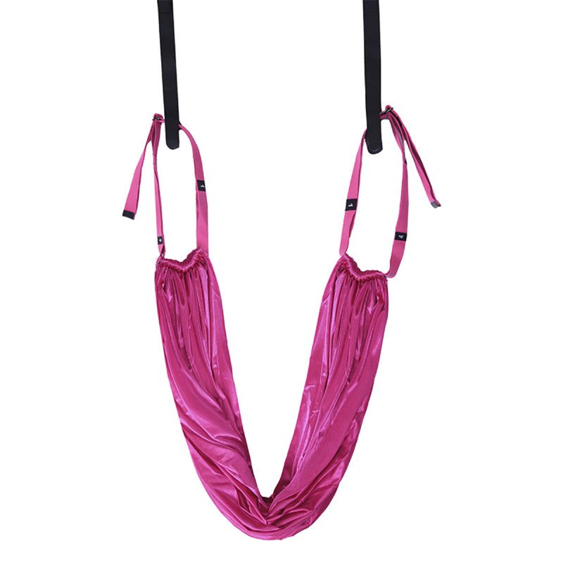 Aerial Yoga Fitness Hängmatta Dörr Swing Trapes Elastisk Stretch Strap Träningssele