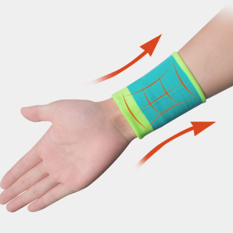 Aonijie 1 Par Armband Fitness Träning Löpning Sport Elastiskt Handledsstöd Brace Svettband