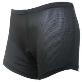 Arsuxeo Dam Sport Cykelshorts Ridbyxor Underkläder Shorts Med Silikonpad Svart