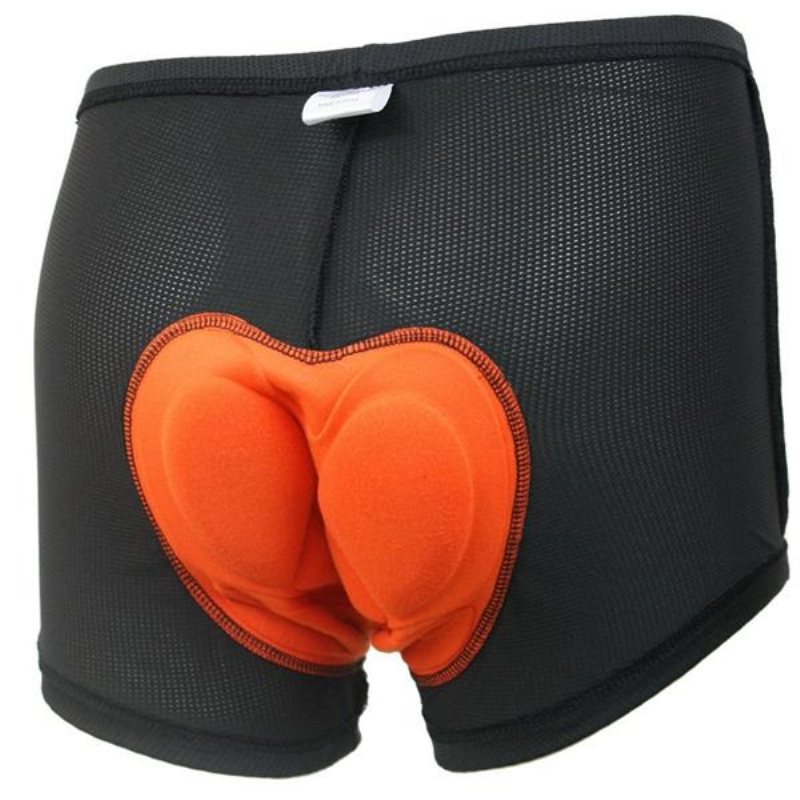 Arsuxeo Dam Sport Cykelshorts Ridbyxor Underkläder Shorts Med Silikonpad Svart