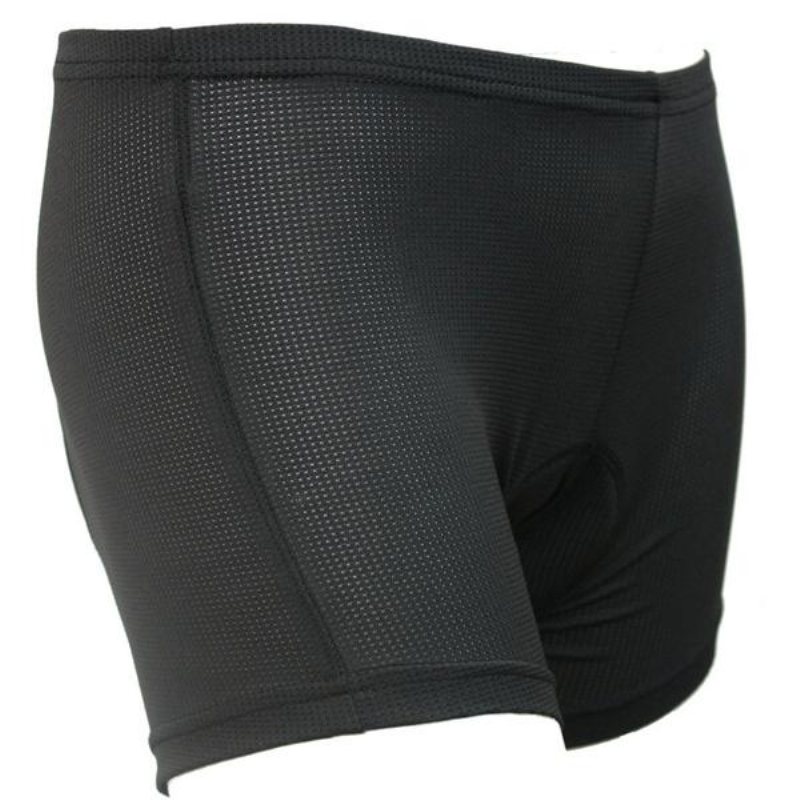 Arsuxeo Dam Sport Cykelshorts Ridbyxor Underkläder Shorts Med Silikonpad Svart