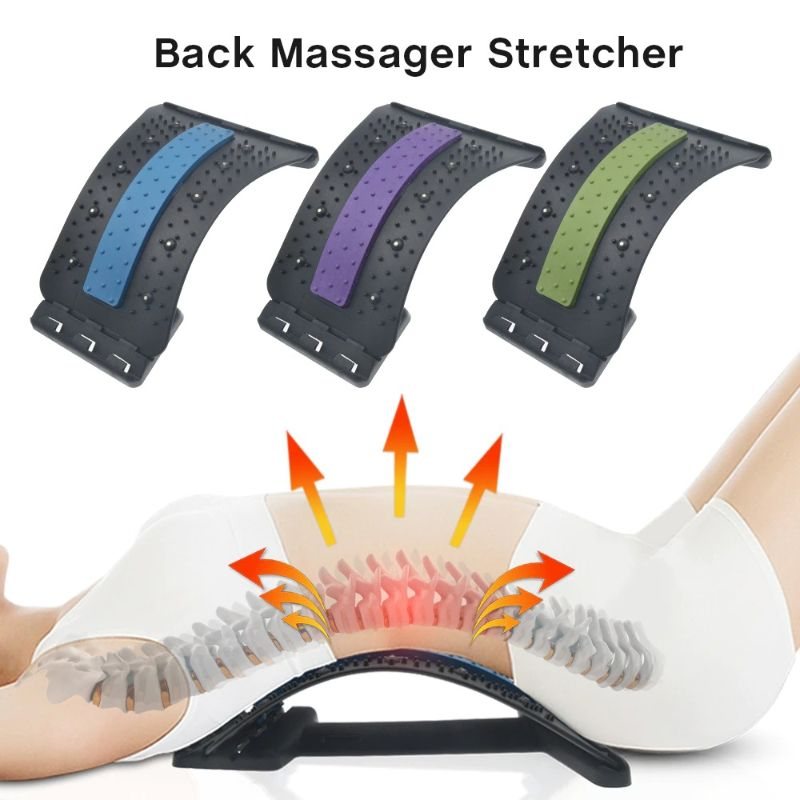 Back Stretching Device Multi-level Lumbar Support