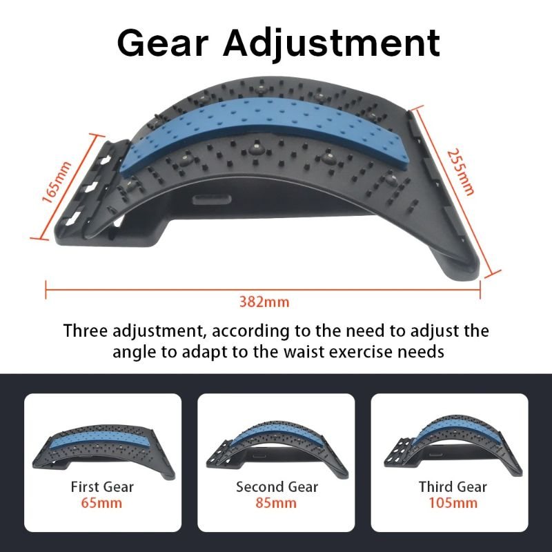 Back Stretching Device Multi-level Lumbar Support