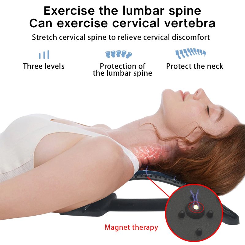 Back Stretching Device Multi-level Lumbar Support