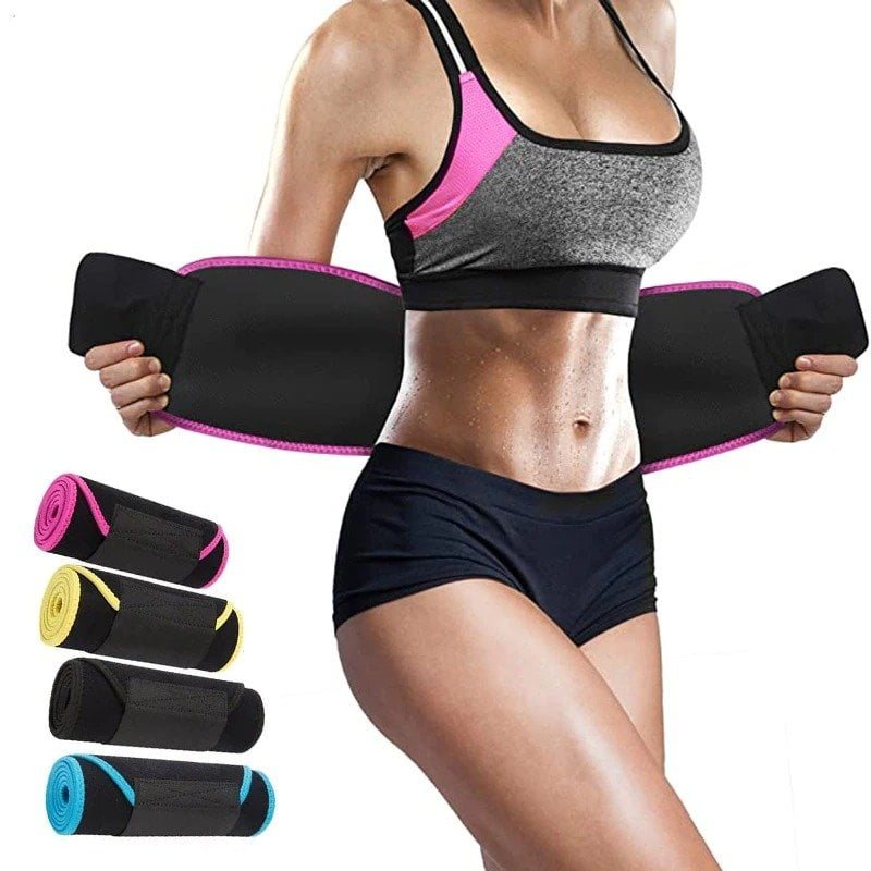 Bastu Bantningsbälte Justerbar Sweat Waist Trainer Body Shaper