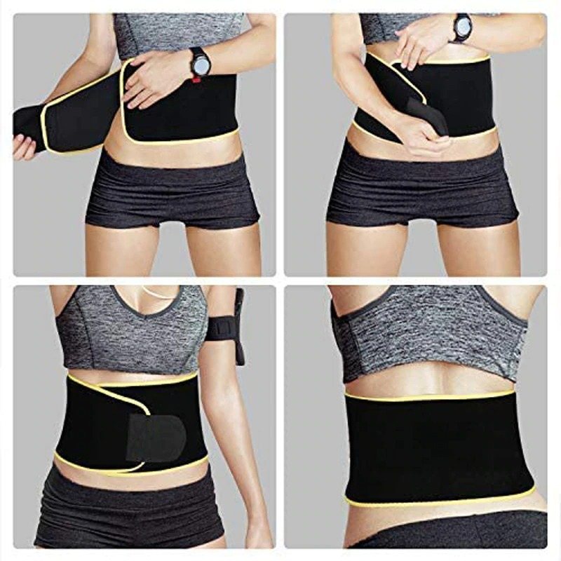 Bastu Bantningsbälte Justerbar Sweat Waist Trainer Body Shaper