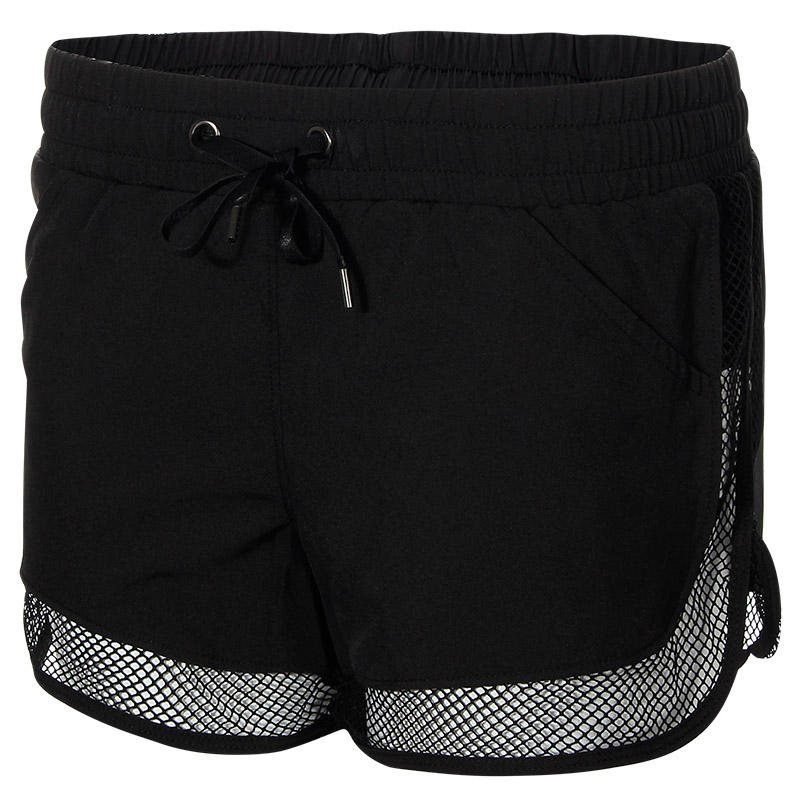 Dam Mesh Gym Shorts Fitness Löpning Andningsbyxor Snabbtorkande Cooldry Med Foder