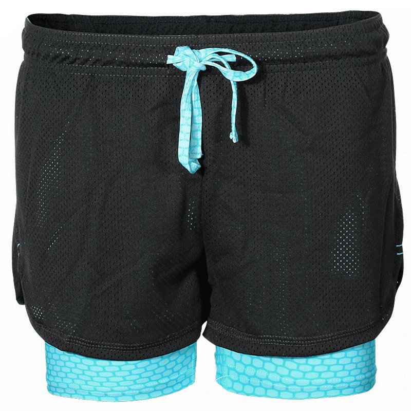 Dam Sport Shorts Snabbtorkande Ultralätt Exponerad Render Summer Fitness Causal