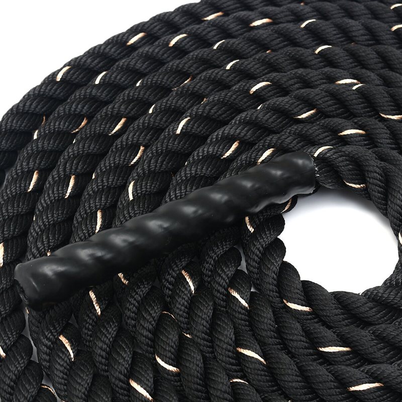 Dia.38mm 9m/12m Battle Rope Gym Workout Muskelträning Fitness Undulation Rep Träningsverktyg