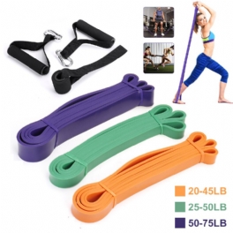 Fitness Resistance Bands Kraft Tung Styrketräning Sport Yoga Elastiska Rep