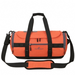 Free Knight Multifunktionell Vattentät Oxford Cloth Sports Cylinder Gym Bag Med Stor Kapacitet