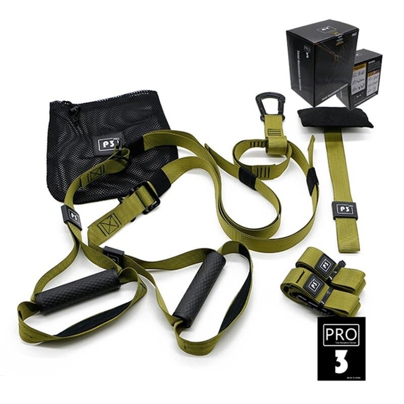 Hem Fitness Gymutrustning Träning Hängremmar Bälte Suspension Sling Body Trainer