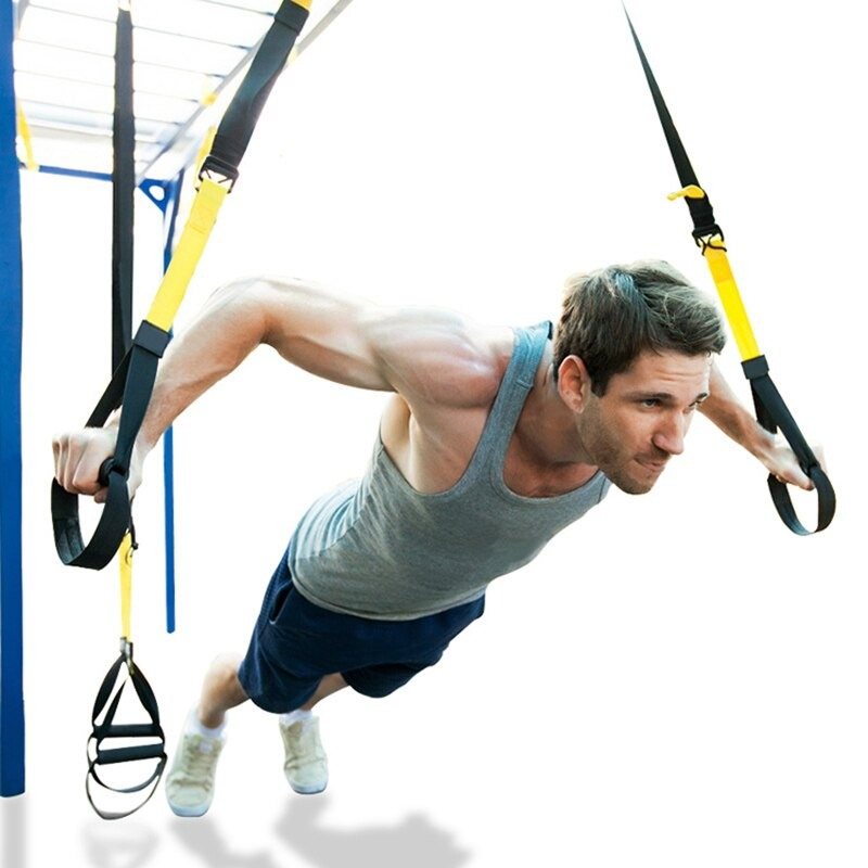 Hem Fitness Gymutrustning Träning Hängremmar Bälte Suspension Sling Body Trainer