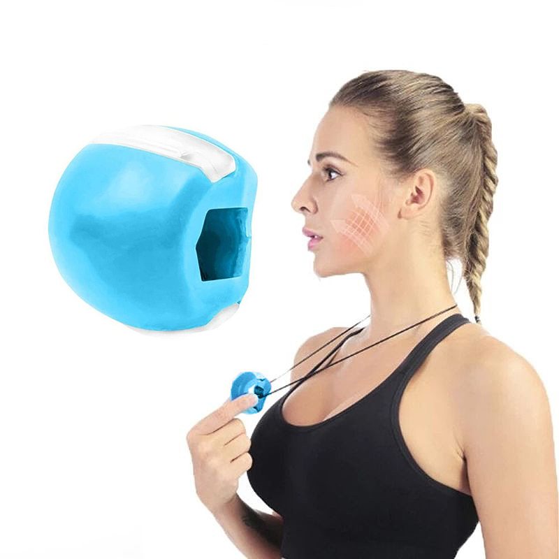 Jaw Ball Exerciser Double Chin Reducer Ansiktsvatten