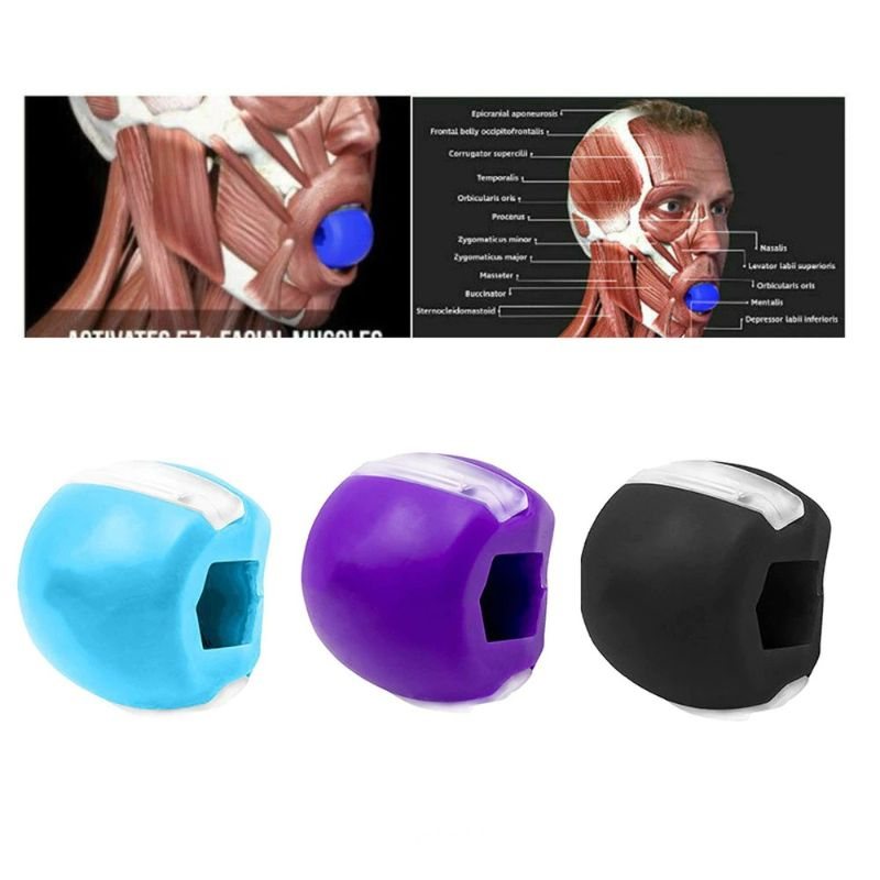 Jaw Ball Exerciser Double Chin Reducer Ansiktsvatten